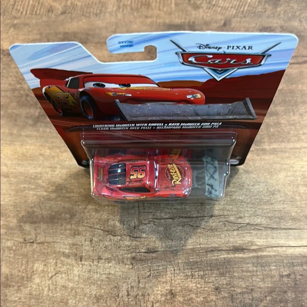 Mattel Disney Pixar Cars Lightning McQueen with Shovel Toy Car - New in box - Picture 2 of 3